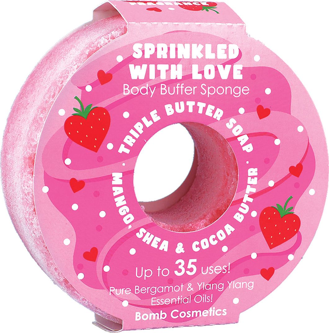 Bomb Cosmetics - Sprinkled with love Donut - Body Buffer