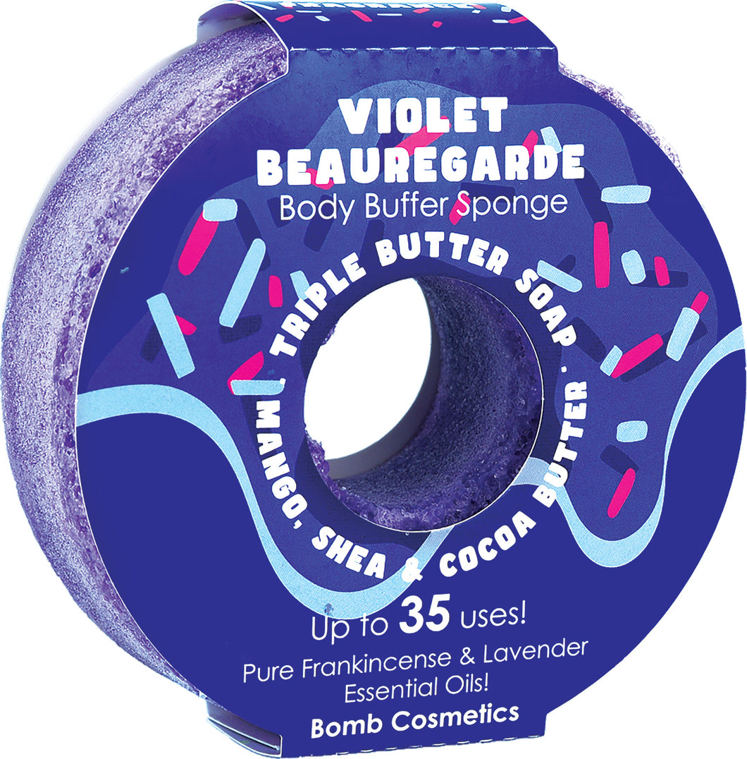 Bomb Cosmetics - Violet Beauregarde Donut - Body Buffer