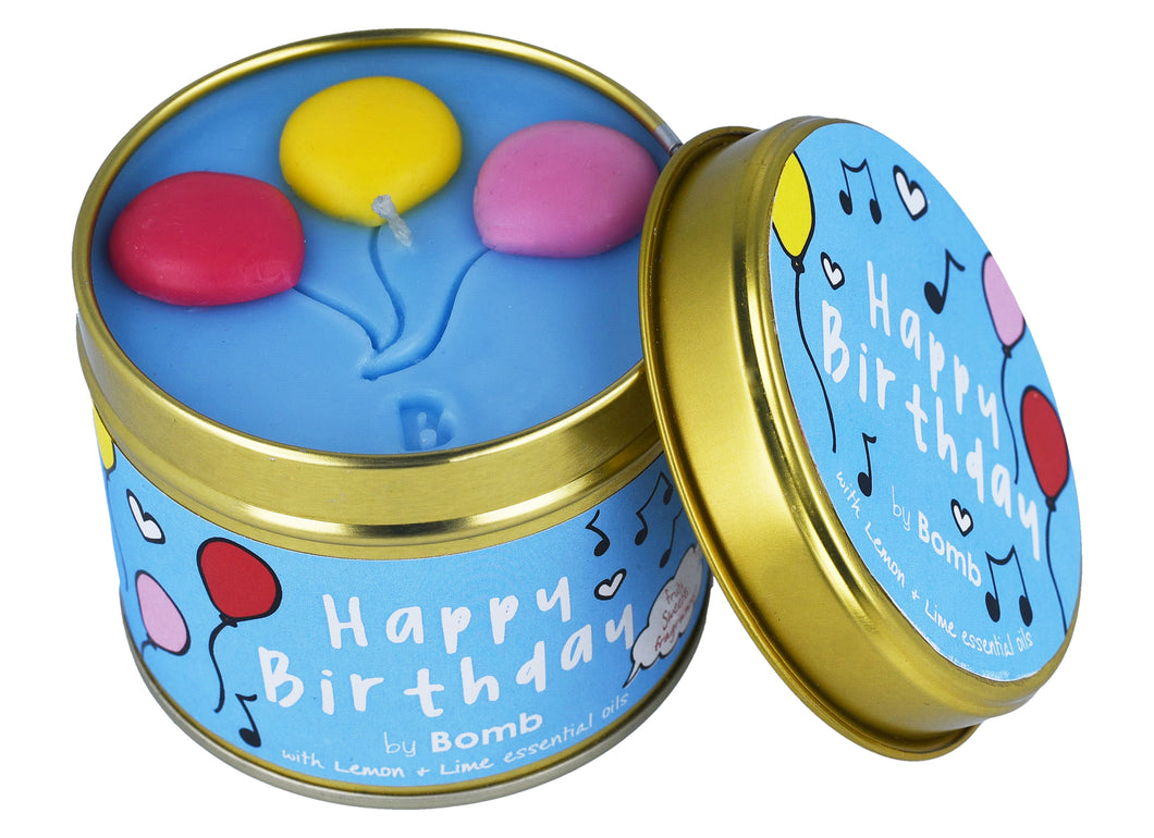 Bomb Cosmetics - Happy Birthday - Tin Candle